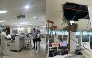 Se desploma techo en Urgencias del IMSS 220, en Toluca