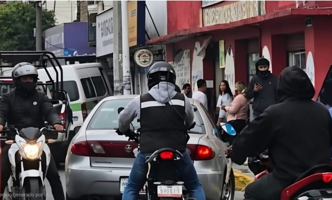 Se impacta combi contra negocio en avenida Alfredo del Mazo
