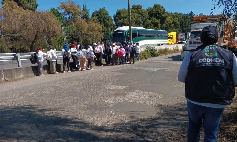 Suspende clases presenciales UAM Lerma por bloqueo en la México-Toluca