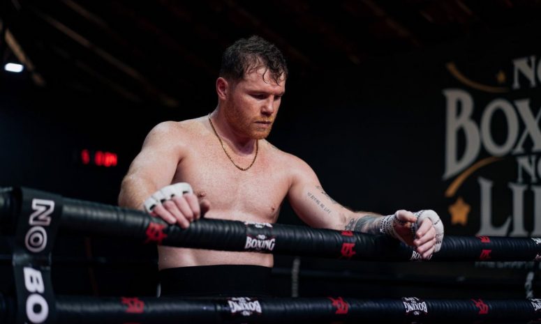 Visualiza Canelo Álvarez su retiro en el Estadio Banorte