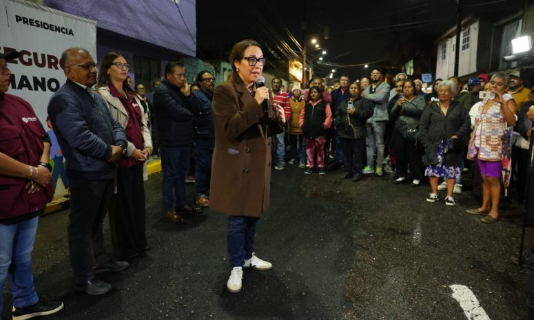 Inaugura Azucena Cisneros Sendero Seguro en Nueva Aragón