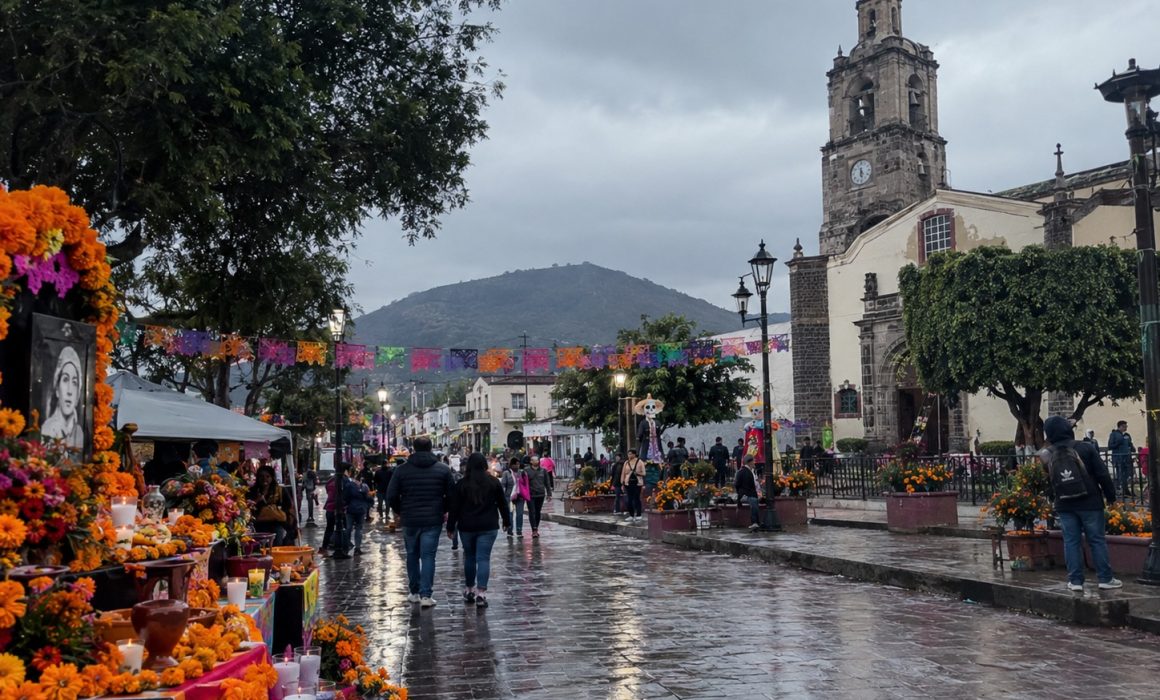 cierran avenidas en Teotihuacán por Día de Muertos