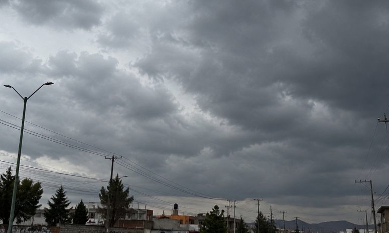 Anuncian lluvias y frío de 8°C para el Edomex este 23 de octubre