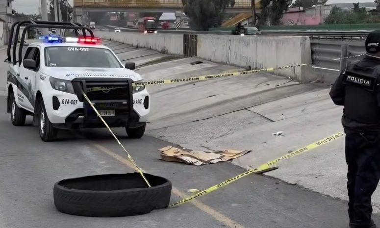 Muere hombre atropellado y mutilado en la México-Pachuca
